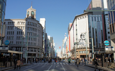 銀座の街並み