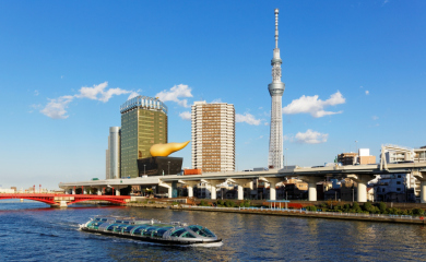 話題のスカイツリーへも電車で一本です